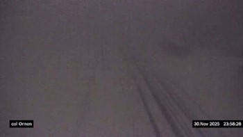 <h2>Webcam au col d'Ornon, dans la commune de Chantepérier. Vue orientée vers Ornon, en venant de Valbonnais</h2>