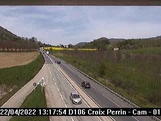 Webcam du Col de la Croix Perrin - Route D106